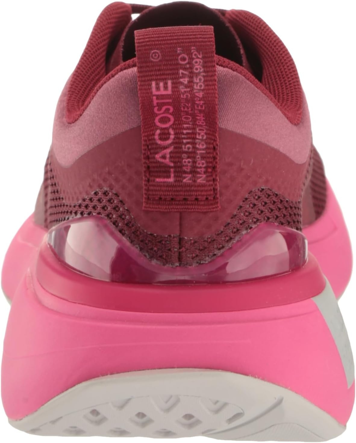 image:imageLacoste Womens Neo Run Evo SneakerBurgundyPink