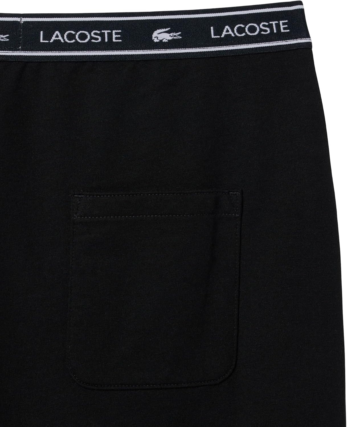 image:imageLacoste Womens Soft Fleece Loungewear PantsBlackWhite