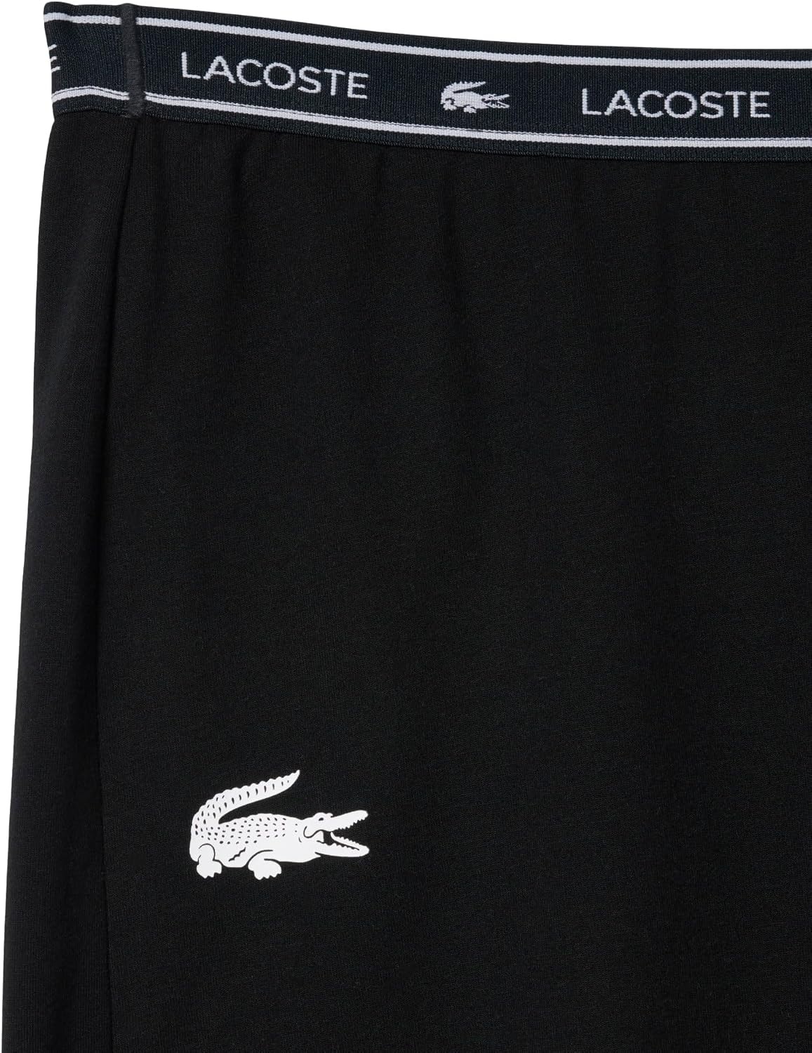 image:imageLacoste Womens Soft Fleece Loungewear PantsBlackWhite
