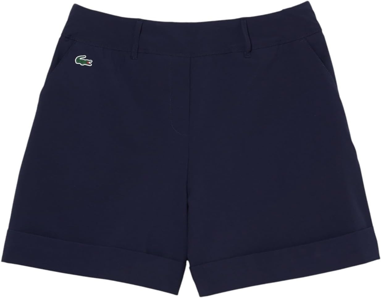 image:imageLacoste Womens Sport Lightweight Stretch Taffeta Golf ShortsNavy Blue