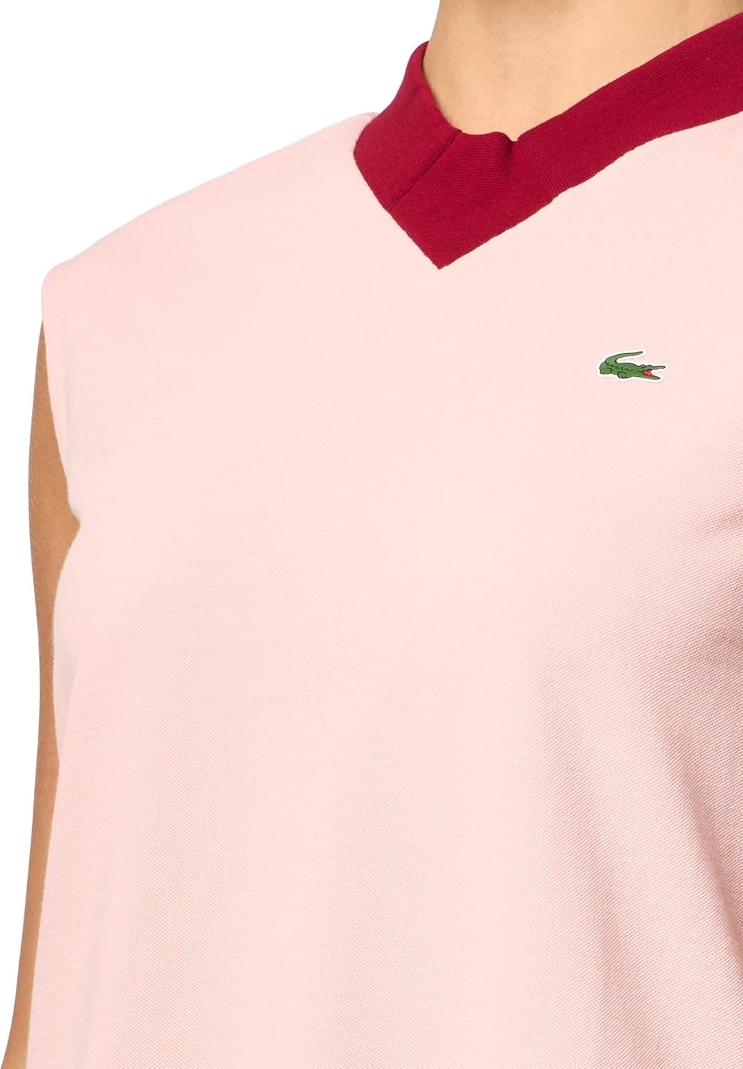 image:imageLacoste Womens Sport Organic Cotton Ultra Dry Golf PoloWaterlilyBordeaux