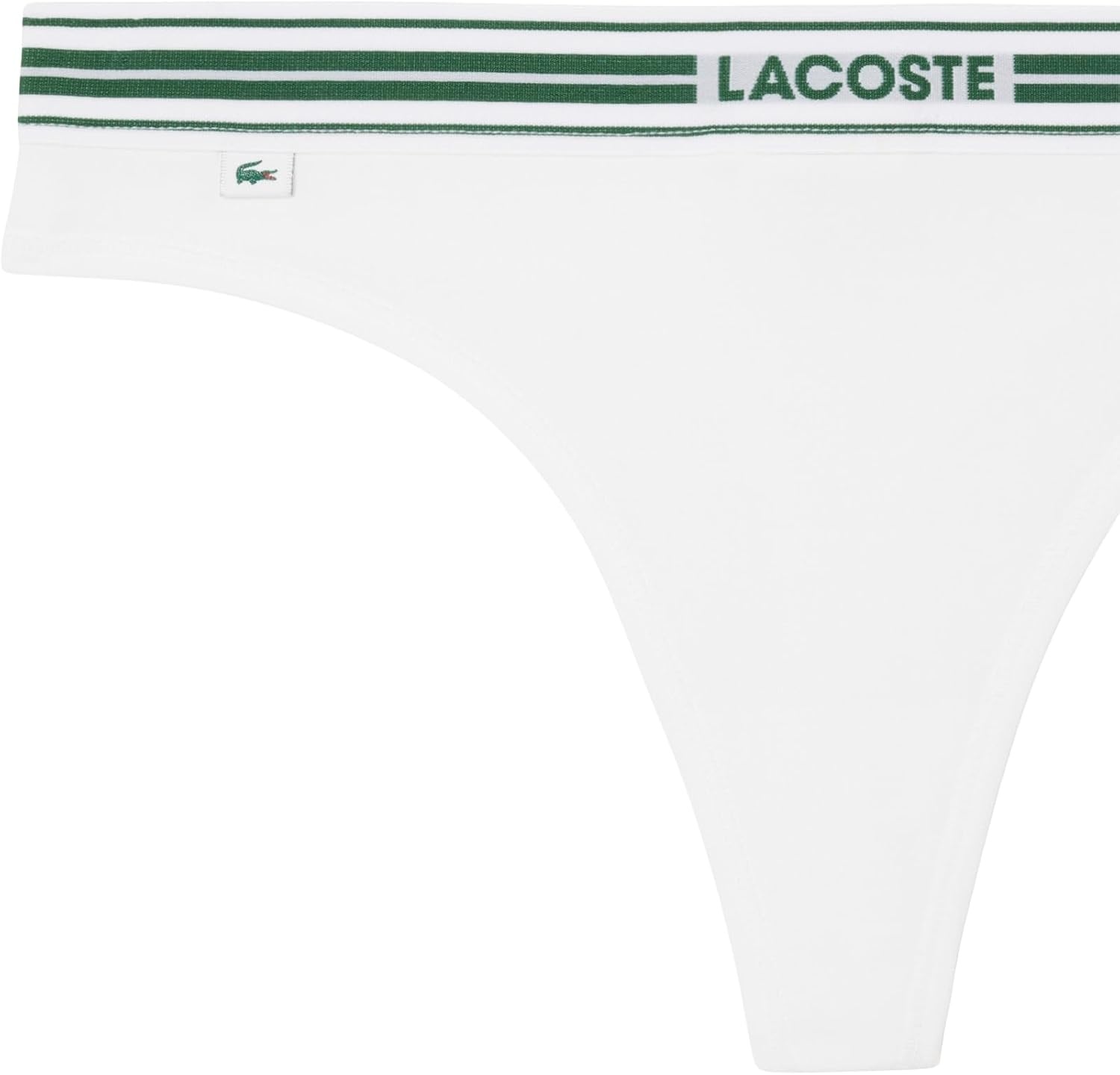 image:imageLacoste Womens Stretch Cotton String BriefsWhite