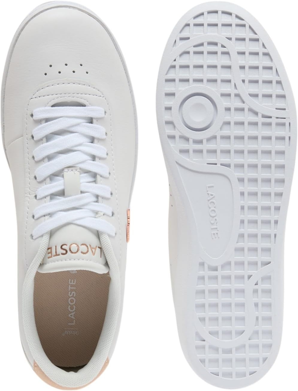 image:imageLacoste Womens Womens Baseshot Evo SneakersWhite Light Pink