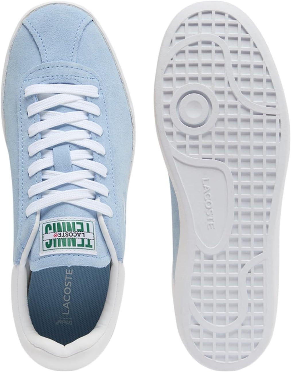 image:imageLacoste Womens Womens Baseshot SneakersLight Blue White