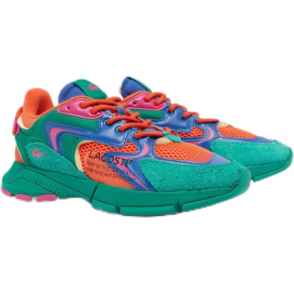 image:imageLacoste Mens L003 Neo SneakersGreenOrange