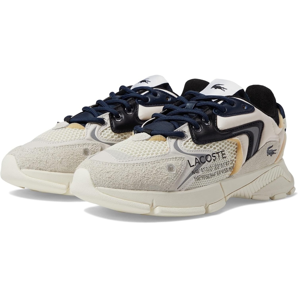 image:imageLacoste Mens L003 Neo SneakersOff WhiteBlack