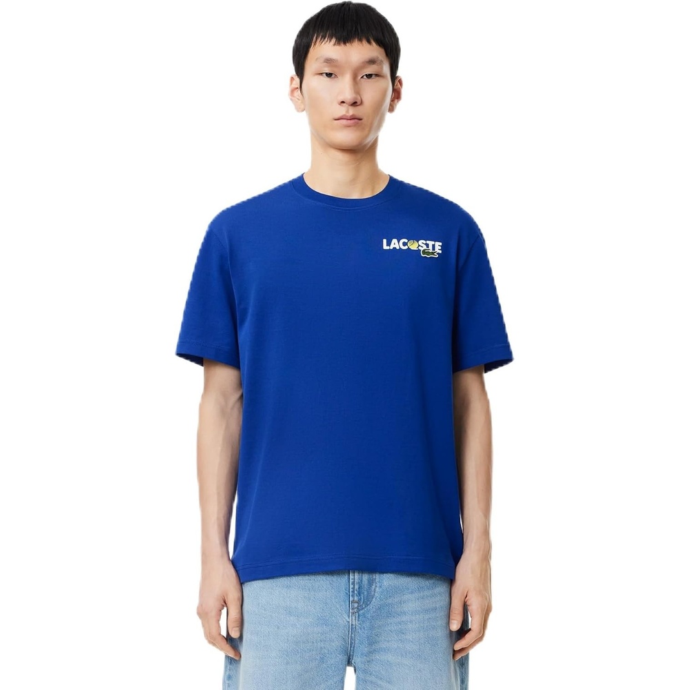 image:imageLacoste Mens Piqu Graphic TShirtCaptain
