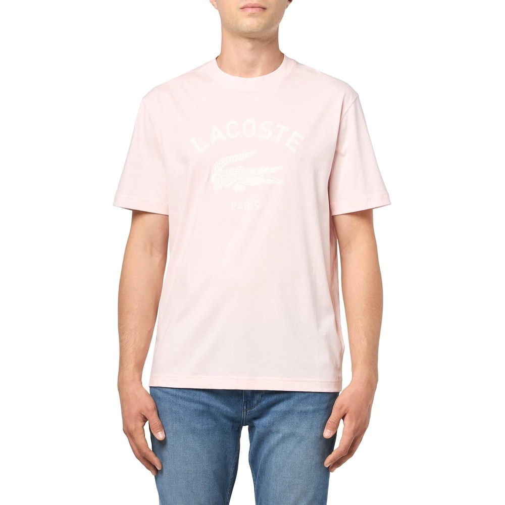 image:imageLacoste Mens Piqu Graphic TShirtFlamingo Branding