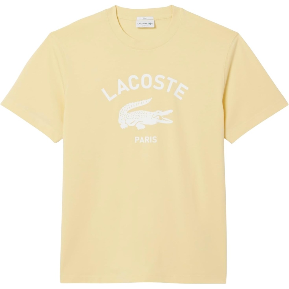 image:imageLacoste Mens Piqu Graphic TShirtSesame