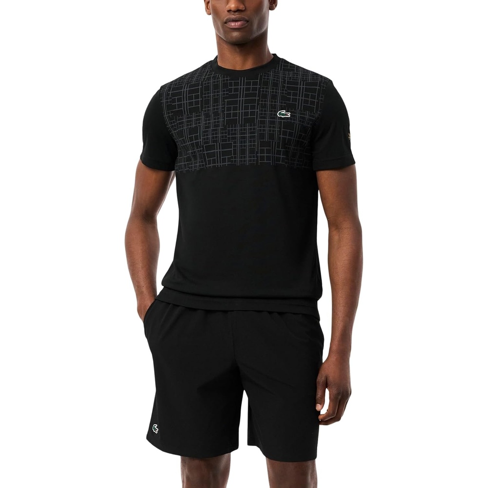 image:imageLacoste Mens Tennis X Novak Djokovic ShortsBlackGold