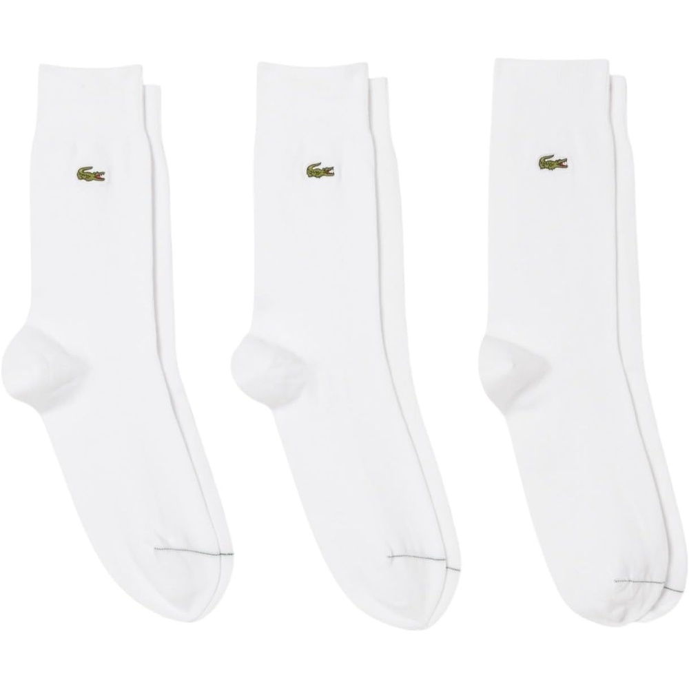 image:imageLacoste Unisex 3Pack Long SocksWhite