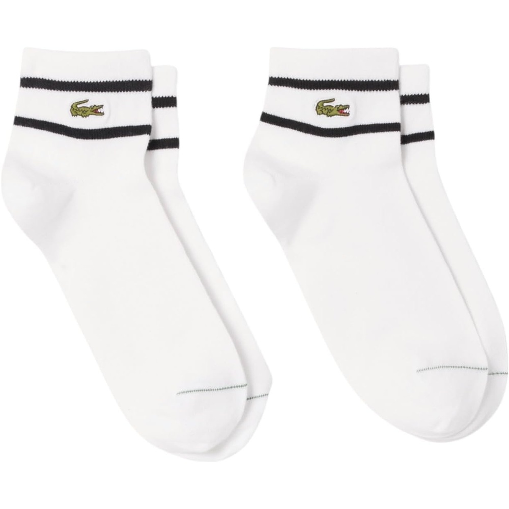 image:imageLacoste Unisex Adult 2pack Organic Cotton Blend SockWhite