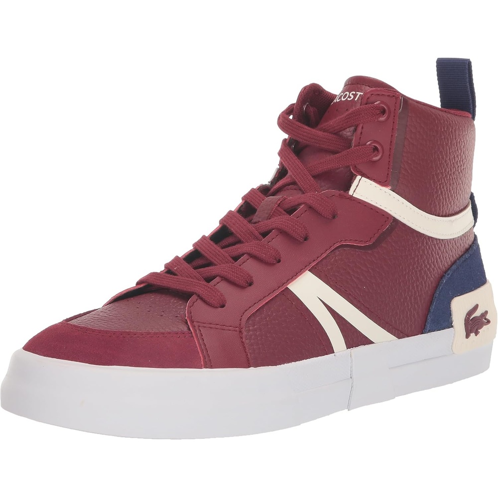 image:imageLacoste Womens Lerond Pro Leather SneakersBurgundyWhite