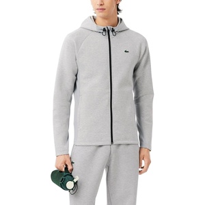 Lacoste Men’s Breathable Track Jacket(Silver Chine/Elephant Grey)