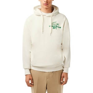 Lacoste Men’s Golf Relaxed Fit Hoodie(Flour)