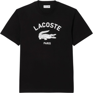 Lacoste Men’s Piqué Graphic T-Shirt(Black)