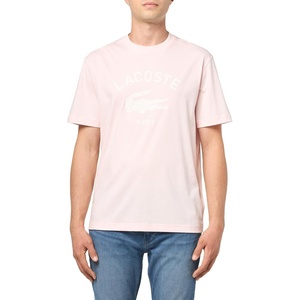 Lacoste Men’s Piqué Graphic T-Shirt(Flamingo Branding)