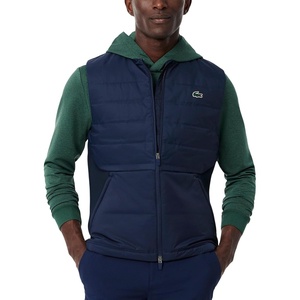 Lacoste Men’s Quilted Vest(Navy Blue/Navy Blue)