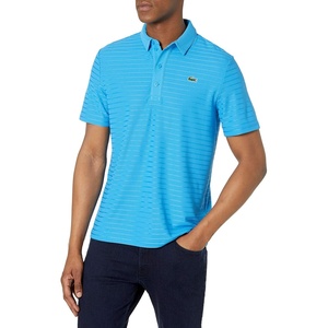 Lacoste Mens Sport Short Sleeve Jacquard Techincal Polo Shirt(Ibiza)