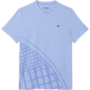 Lacoste Men’s Sport Ultra-Dry Printed Tennis T-Shirt(Delphinium)