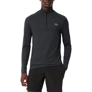 Lacoste Men’s Sportsuit Ultra Dry Stretch Sweatshirt(Heather Multicolor)