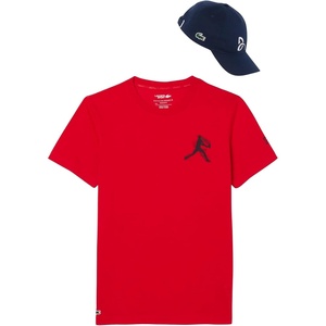 Lacoste Men’s Tennis X Novak Djokovic Pack(Red/Navy Blue)