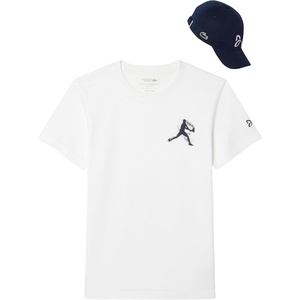 Lacoste Men’s Tennis X Novak Djokovic Pack(White/Navy Blue)
