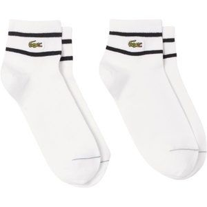 Lacoste Unisex Adult 2-pack Organic Cotton Blend Sock(White)