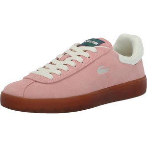 Lacoste Women’s Baseshot Leather Sneakers(Pink & Gum)