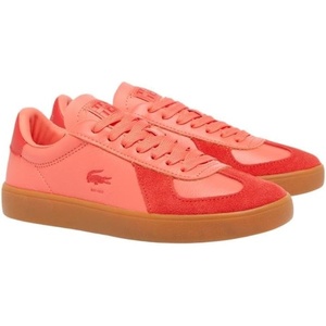Lacoste Women’s Baseshot Pro Sneaker(Orange/Gum)