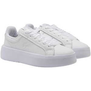Lacoste Women’s Carnaby Platform Lite Leather Sneakers(White/White)