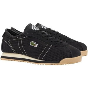 Lacoste Women’s Club-Low Sneaker(Black/Light Yellow)