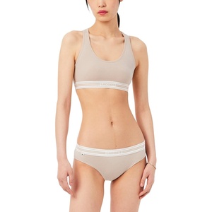Lacoste Women’s Contrast Band Stretch Cotton Bralette(Lionne)