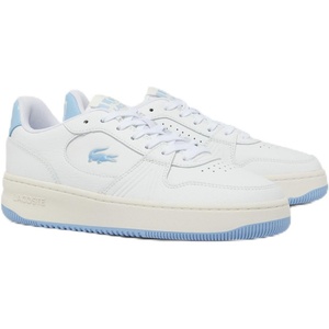 Lacoste Women’s L001 Set Sneaker(Off White/Light Blue)