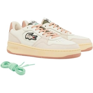 Lacoste Women’s L001 Set Sneaker(Off White/Light Pink)
