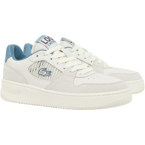 Lacoste Women’s L001 Set Sneaker(Off White/Light Yellow)