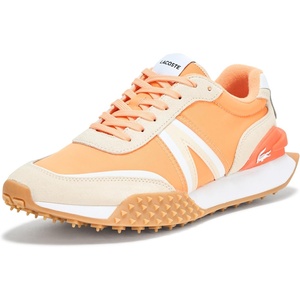 Lacoste Women’s L-Spin Deluxe Sneaker, Light Orange/Off White, 5