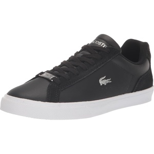 Lacoste Women’s Lerond Pro Leather Sneakers(Black/Silver)