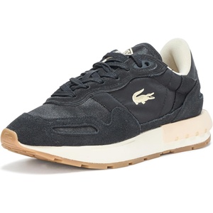 Lacoste Womens Partner Sneaker(Black/Off White)