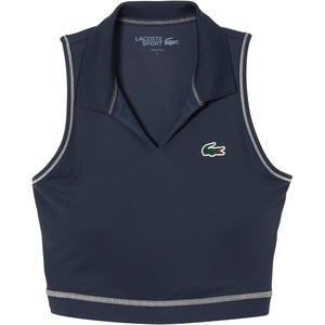 Lacoste Women’s Sport Polo Style Sports Bra(Blue Night)