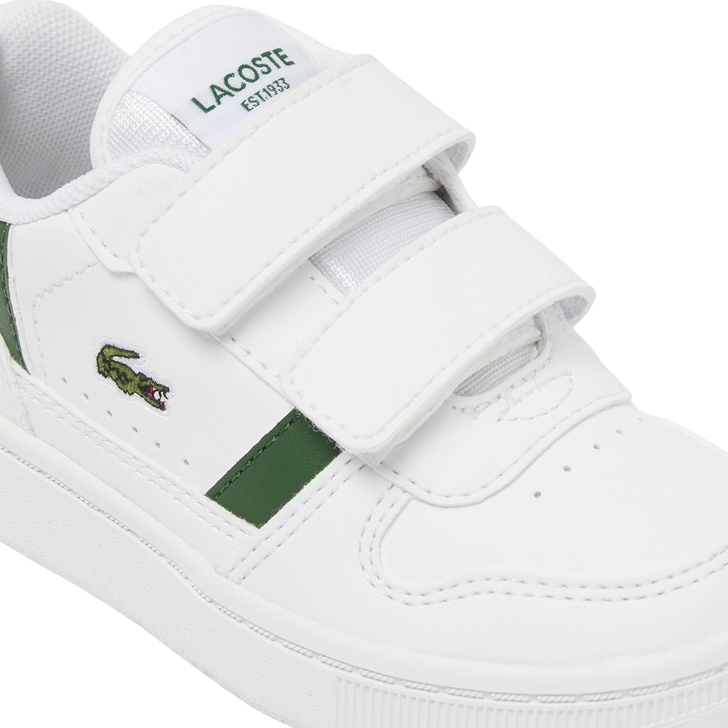 image:imageLacoste Baby Boys Unisex Baby Infants TClip Set TrainersWhiteDark Green