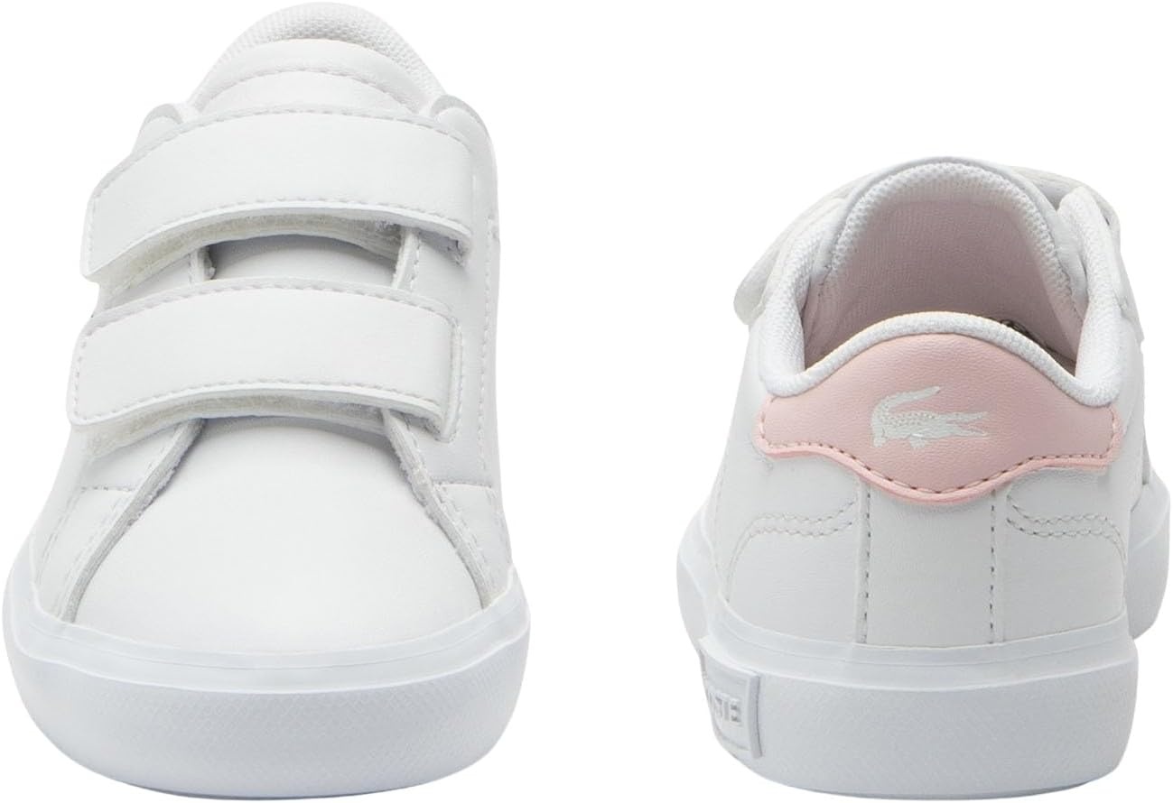 image:imageLacoste Baby Unisex Baby Infants Powercourt SneakerWhiteLight Pink