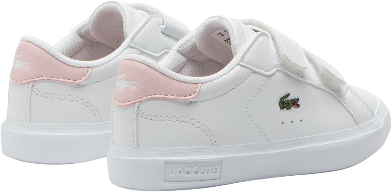image:imageLacoste Baby Unisex Baby Infants Powercourt SneakerWhiteLight Pink