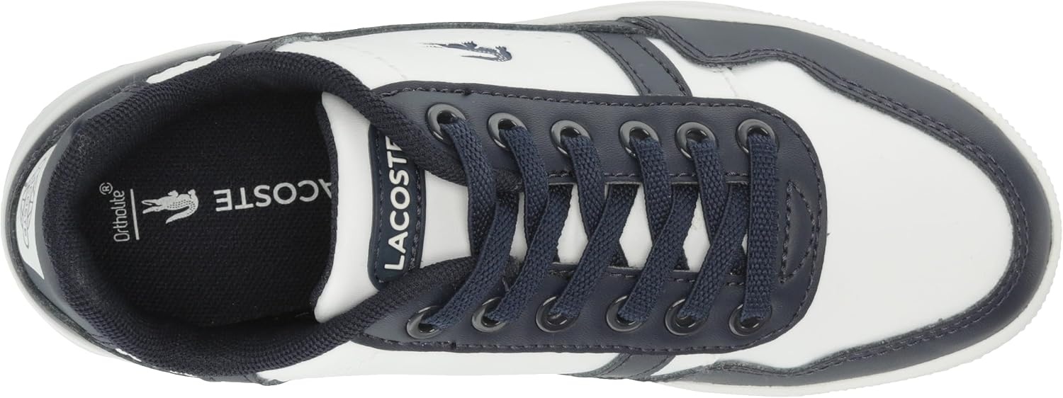 image:imageLacoste Childrens TClip Sneakers80s Classic Contrast WhiteNavy