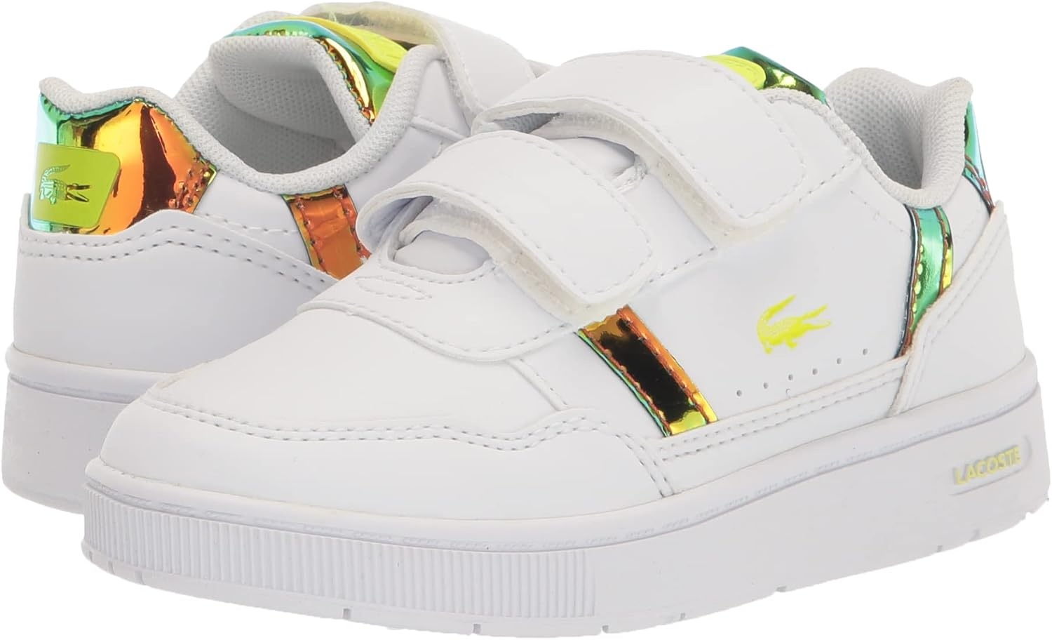 image:imageLacoste Childrens TClip SneakersAsparagusWhite