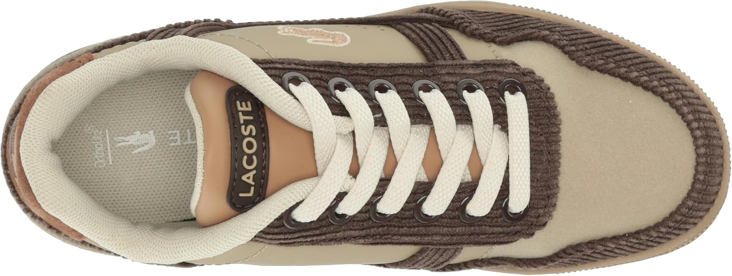 image:imageLacoste Childrens TClip SneakersBrownDark Brown