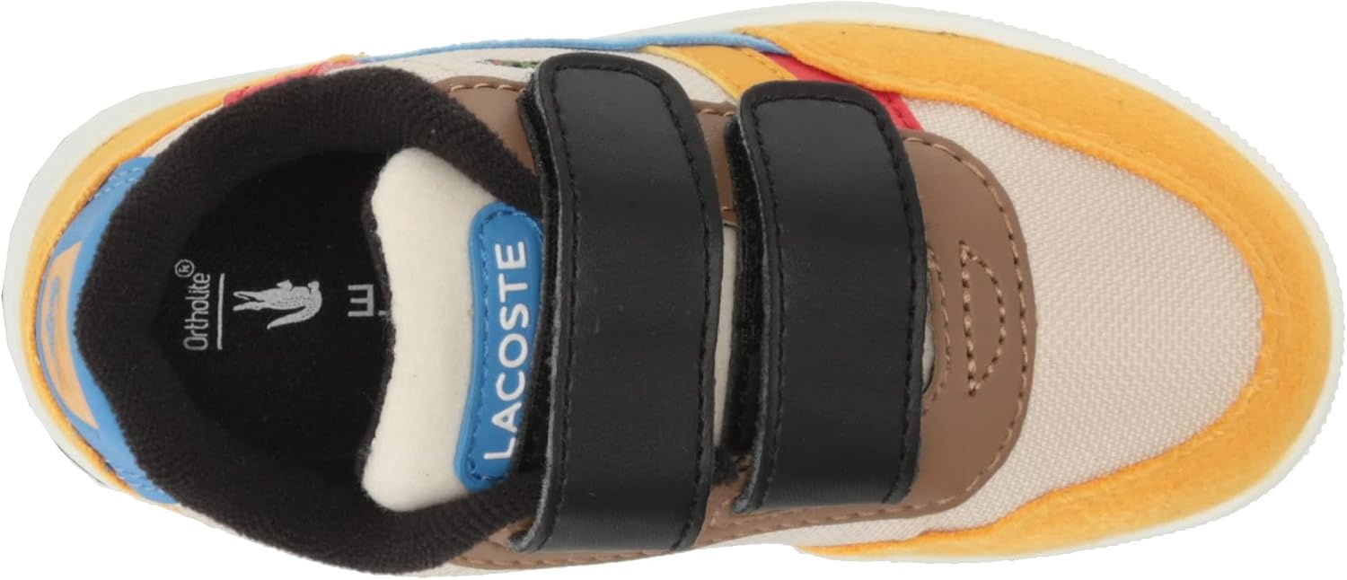 image:imageLacoste Childrens TClip SneakersOff WhiteYellow