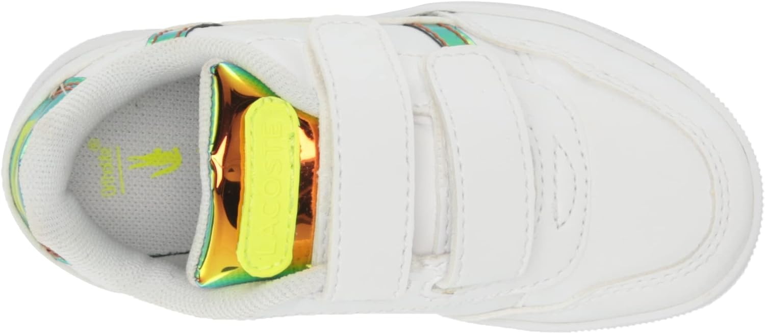 image:imageLacoste Childrens TClip SneakersWhiteYellow