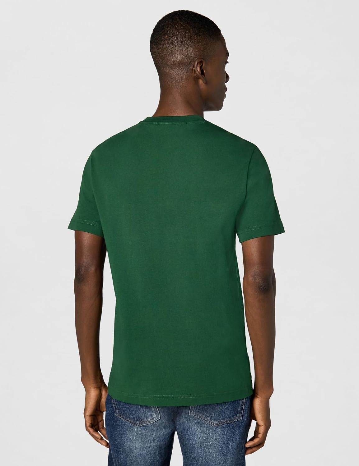image:imageLacoste Cotton Jersey Signature Print TShirtGreen