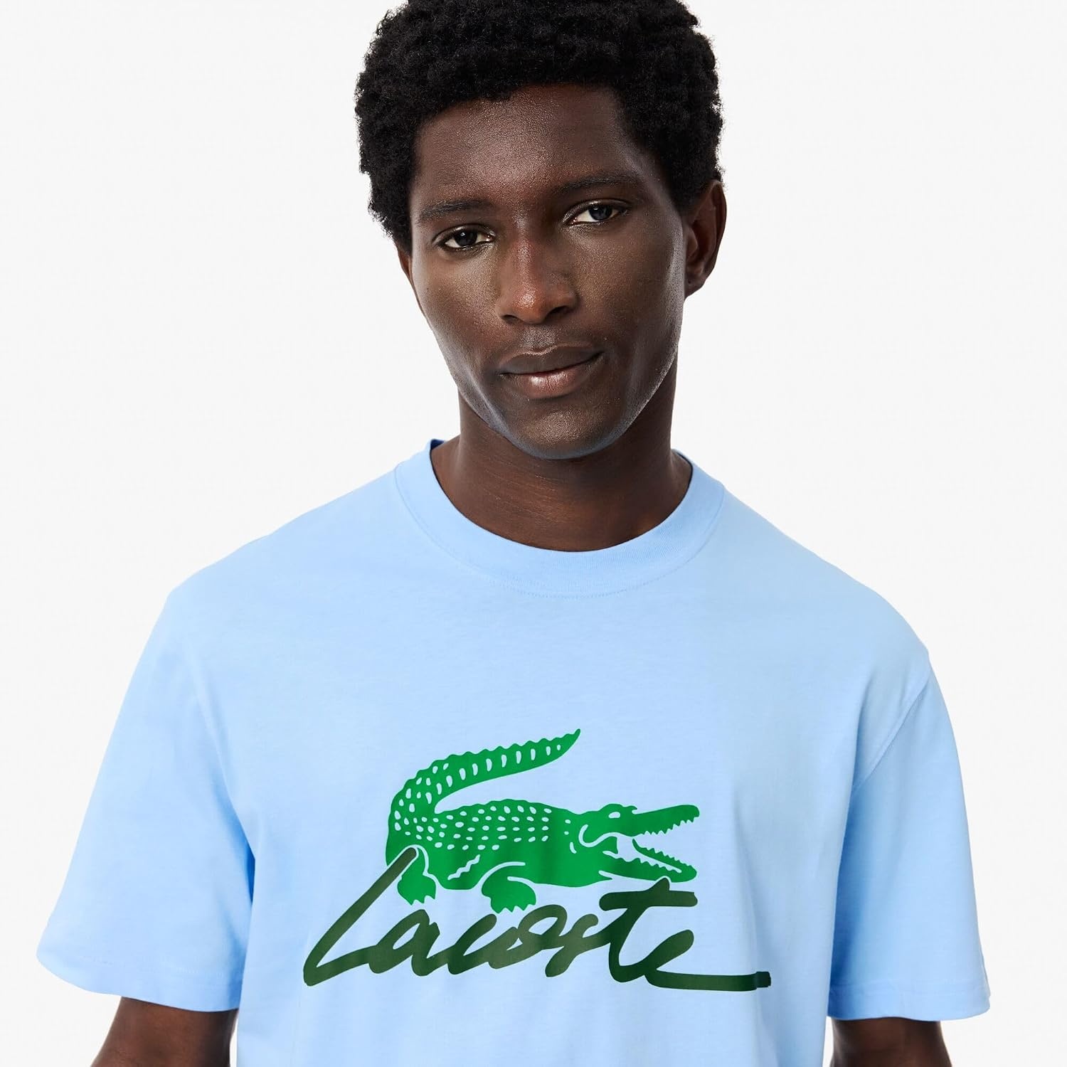 image:imageLacoste Cotton Jersey Signature Print TShirtOverview Signature
